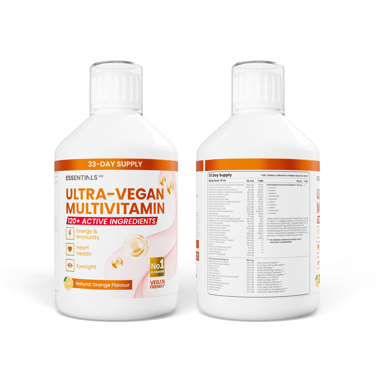 Essentials100  Ultra-Vegan Multivitamin