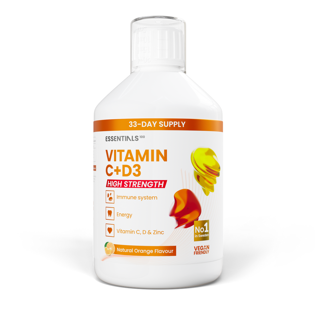 Essentials100 Vitamin C + D3 500ML