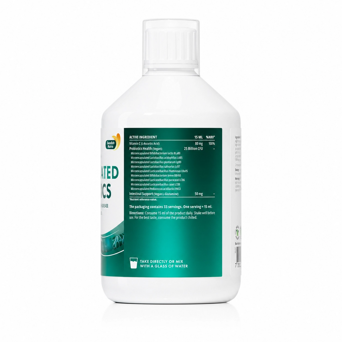 Swedish Nutra - Encapsulated Probiotics Max 500 ml