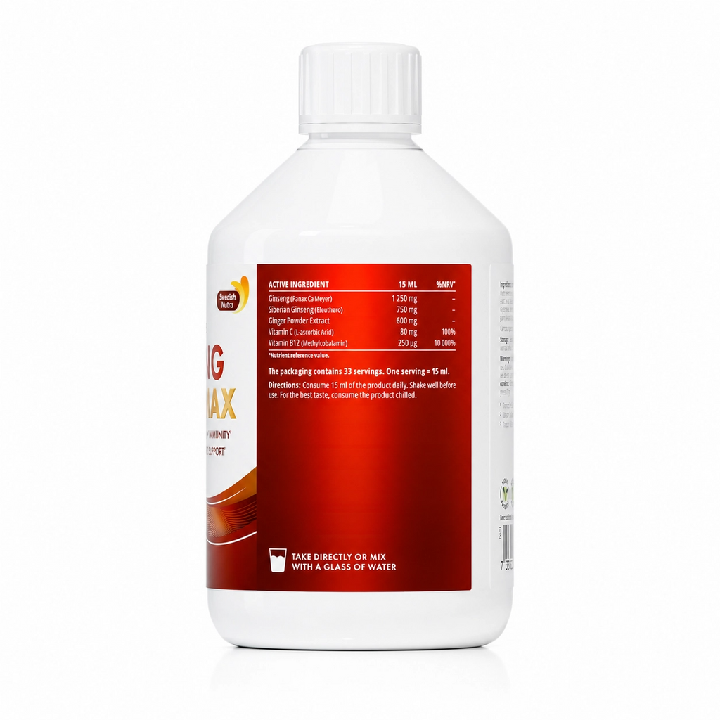 Swedish Nutra - Ginseng Energy Max 500ml