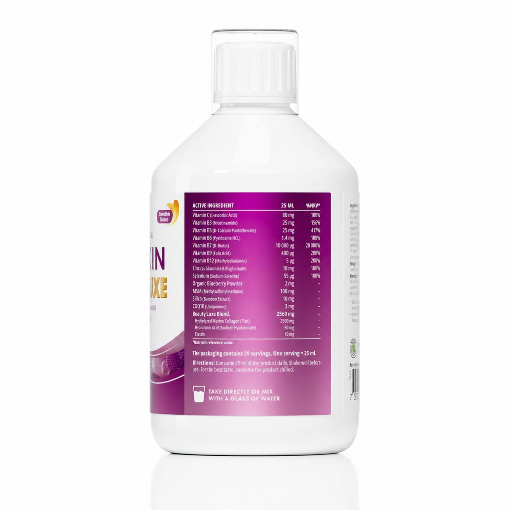 Swedish Nutra - Hair, Skin and Nails Luxe 500 ml