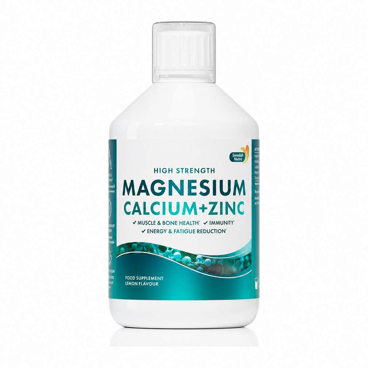 Swedish Nutra - Magnesium, Calcium + Zinc 500 ml