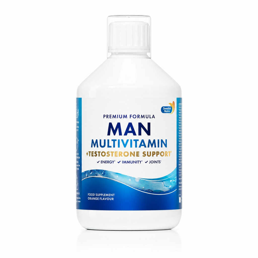 Swedish Nutra - Men Multivitamin Testosterone Support 500 ml