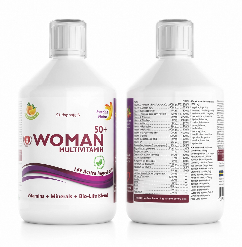Swedish Nutra - Woman50+ Multivitamin 500 ml