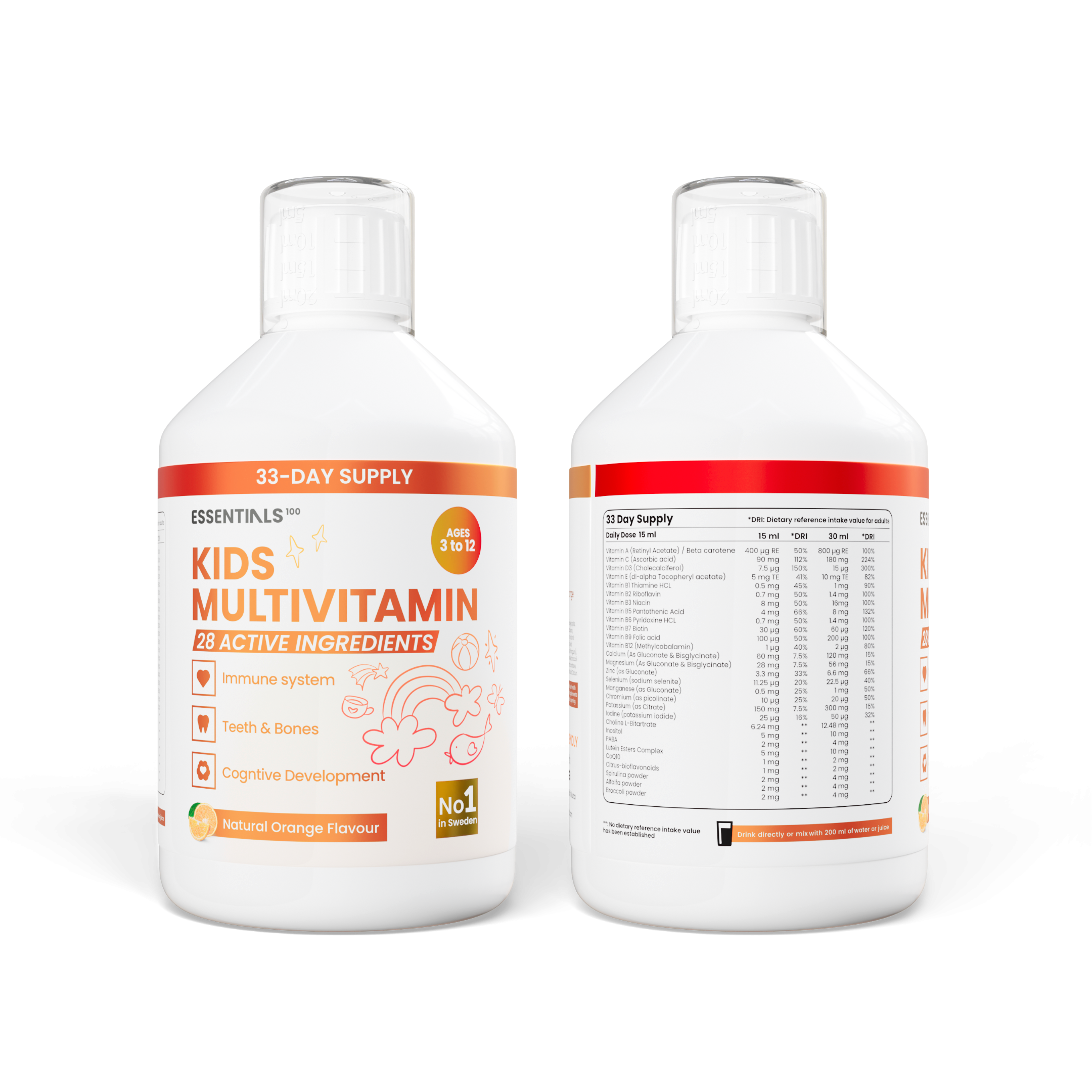 Essentials100 Kids Multivitamin 500ML