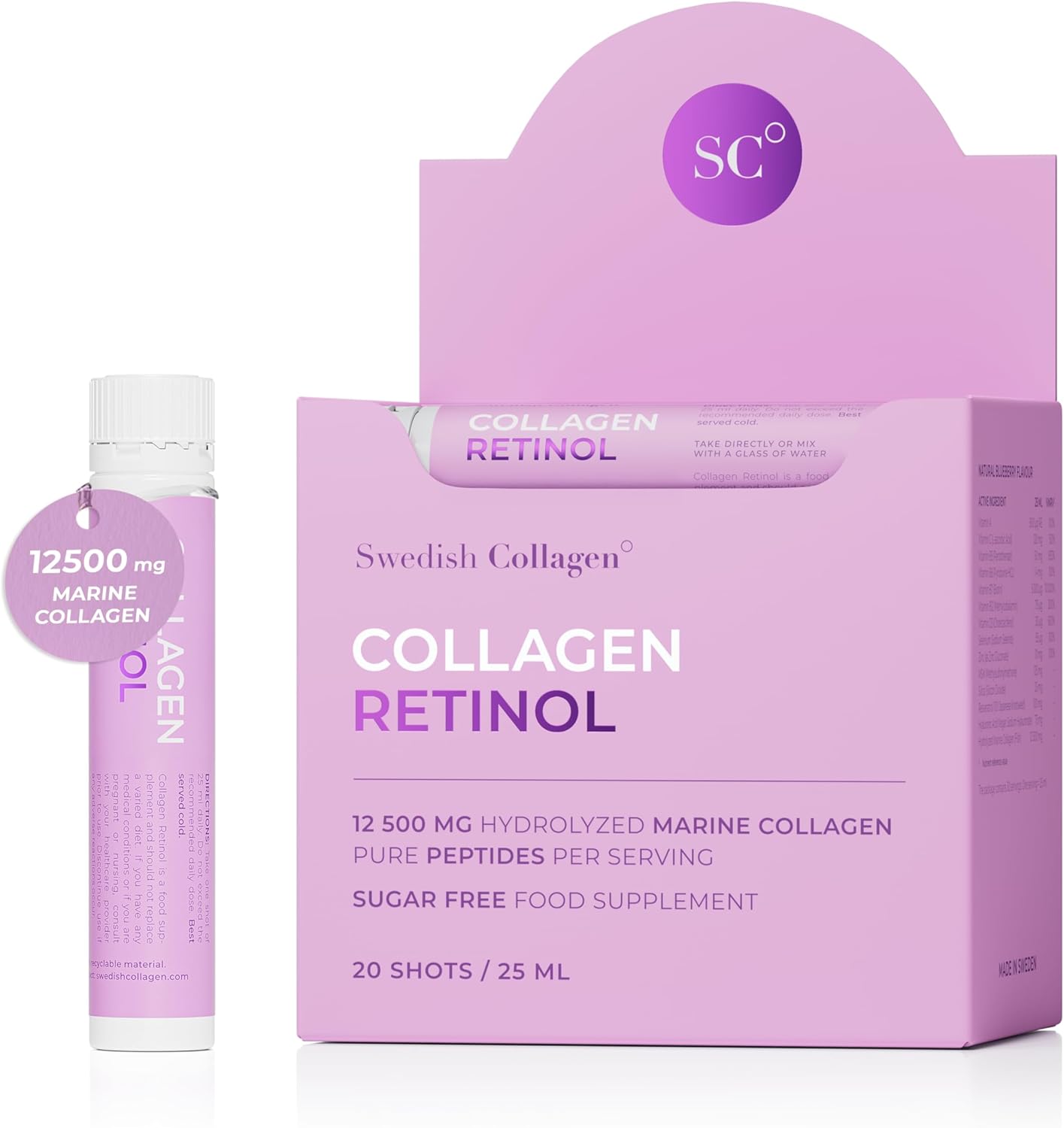 Swedish Collagen Retinol Shots 25ML
