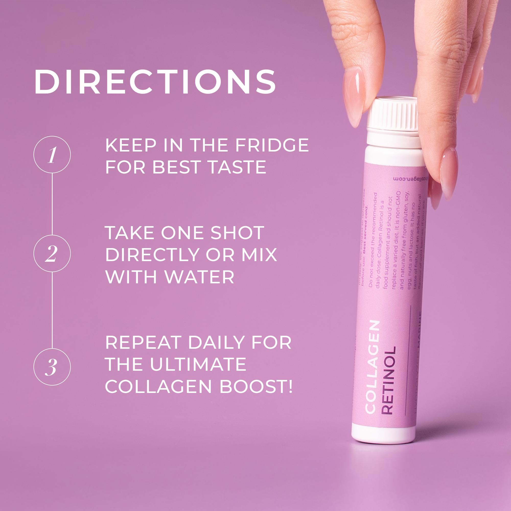 Swedish Collagen Retinol Shots 25ML - Image 5