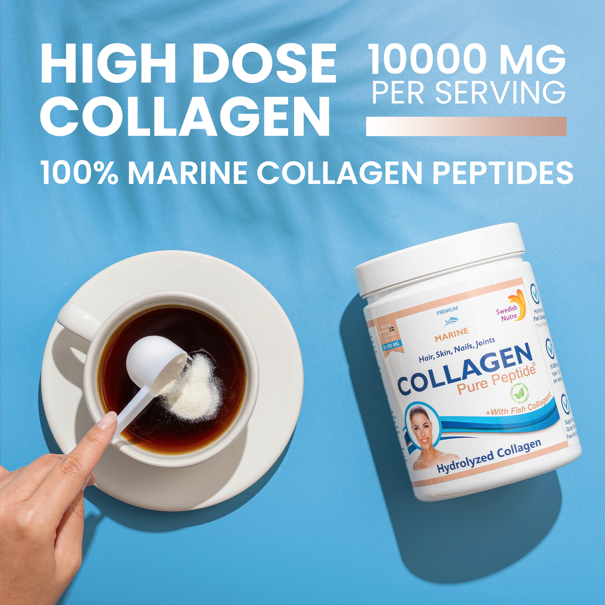 Swedish Nutra Marine Collagen Pure Peptide 300g - Image 2