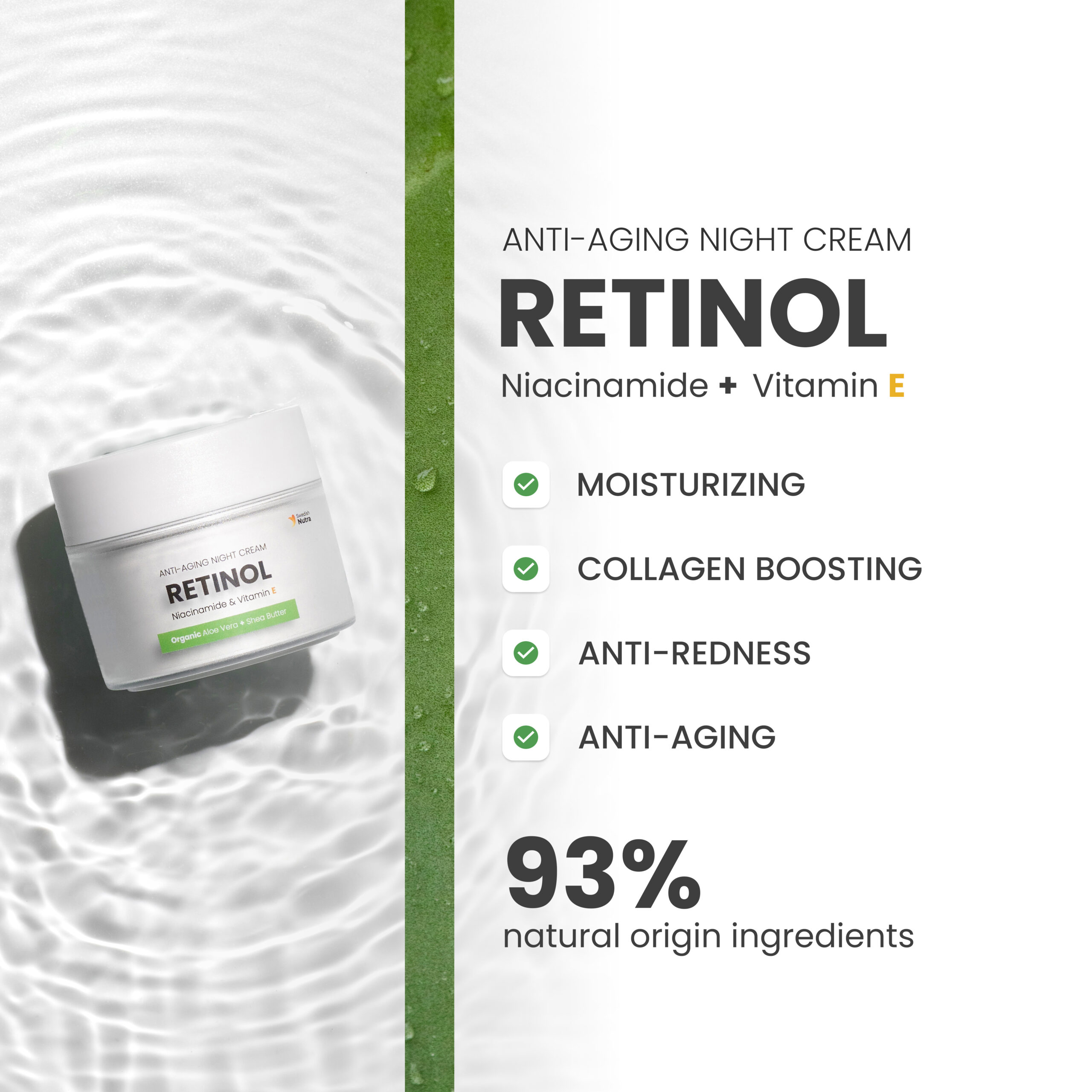 Swedish Nutra Retinol Night Cream 50 ML - Image 2