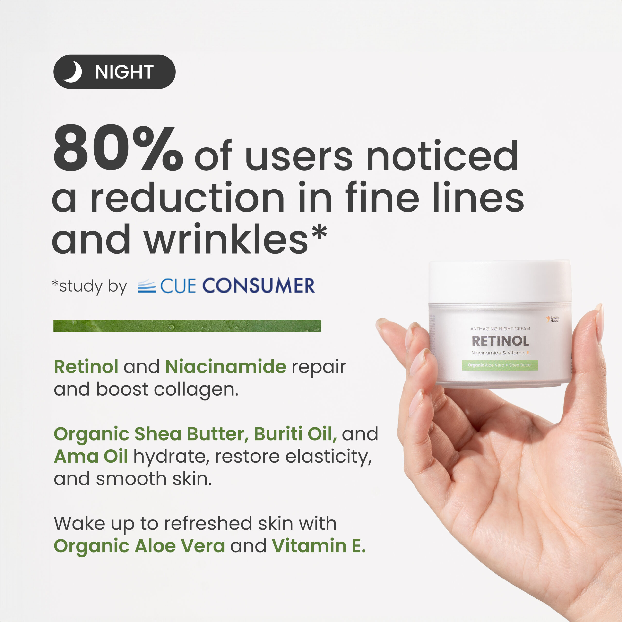 Swedish Nutra Retinol Night Cream 50 ML - Image 6