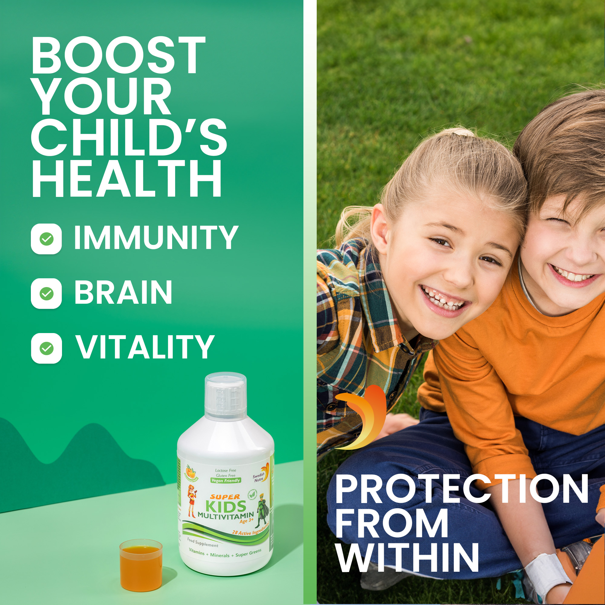 Swedish Nutra Super Kids Multivitamin 500 ML - Image 6